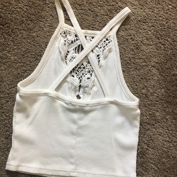 •SOLD• Kendall &  Kylie White Crop Top - Picture 2 of 2
